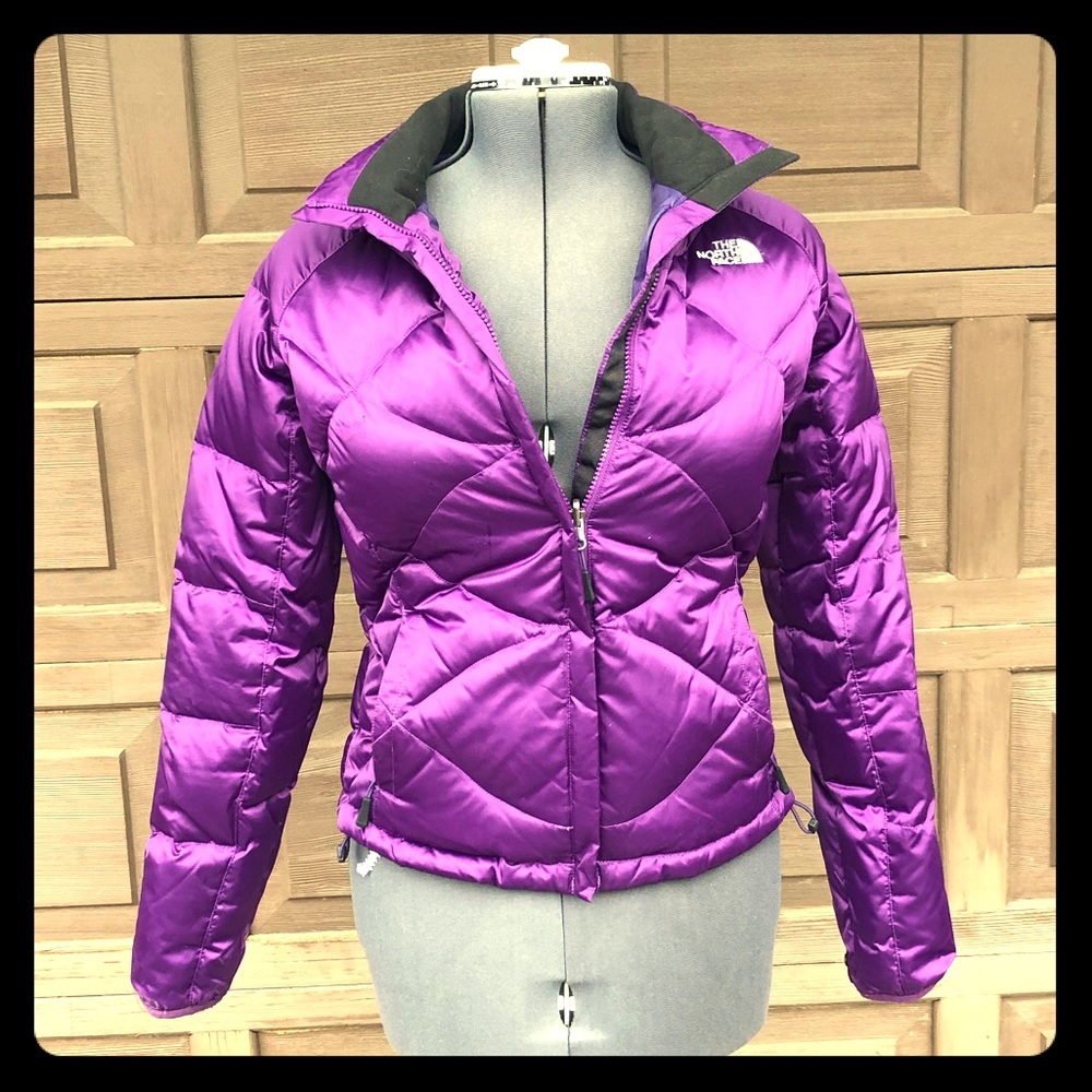 Purple North Face Puffy Coat